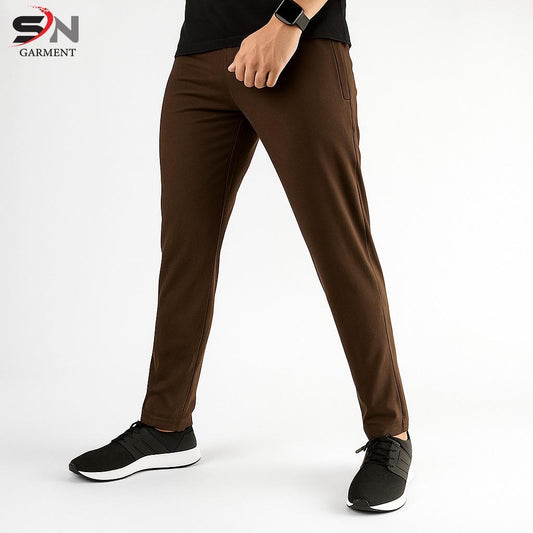 Slim Fit Trousers (Brown)