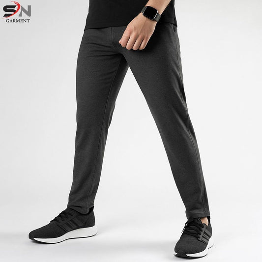 Slim Fit Trousers (Charcoal)